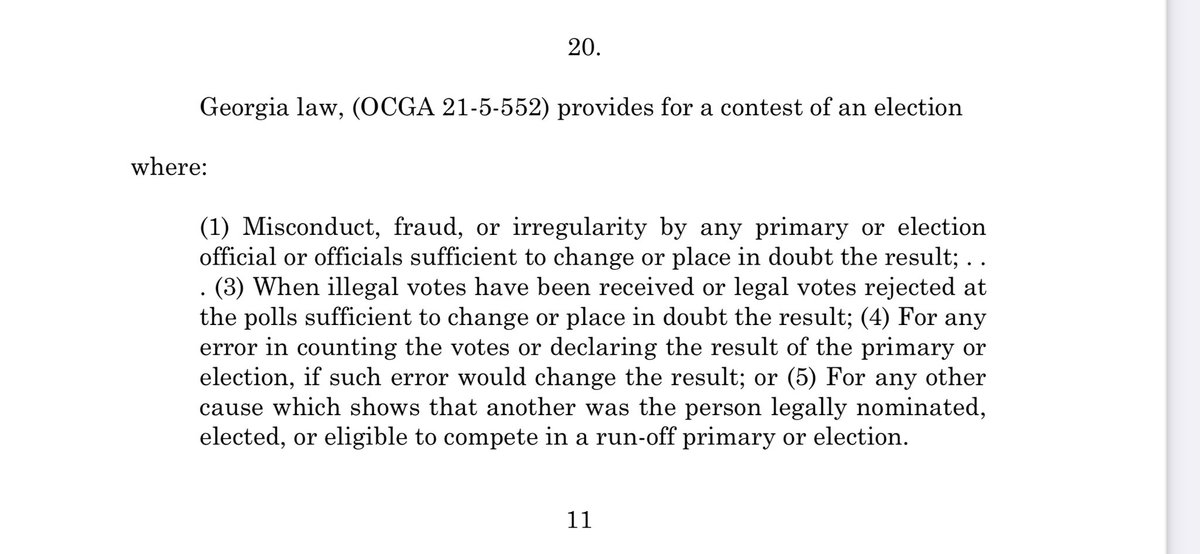 The amount of votes in question would change the result and cast doubt around the veracity of the result.