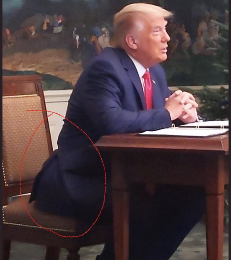 goFullest's tweet image. Omg Becky, look at his butt. It is so big. It’s like full of shit #DiaperDonald