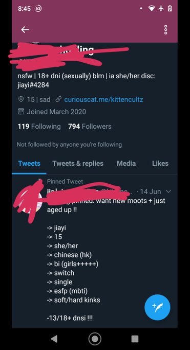I'm glad none of my moots are following her (one interacted unknowingly) but a minor having this many<a href="/tag/tummytuesday"class="tags"><span>#tummytuesday</span></a>