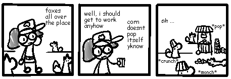 SapkaTheHat's tweet photo. comic? idk just random events strung together so story? just the one off tho

#funnyfox #comic #art https://t.co/oBeVksi9ht