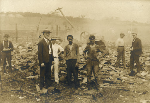 in the early 1900s there was a big powder mill complex back up in there. in 1905 it exploded. like, all of it. all 11 buildings and 2 train cars full of dynamite. 19 workers were just straight up vaporized. windows in surrounding towns shattered. they heard it in the next county.