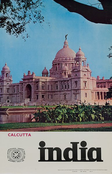 Vintage travel posters india