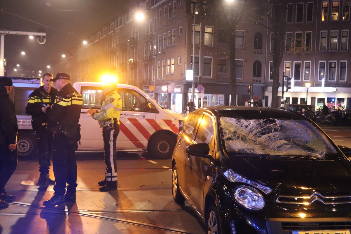 Melding politie Amstelveenseweg Amsterdam inzake verkeersongeval