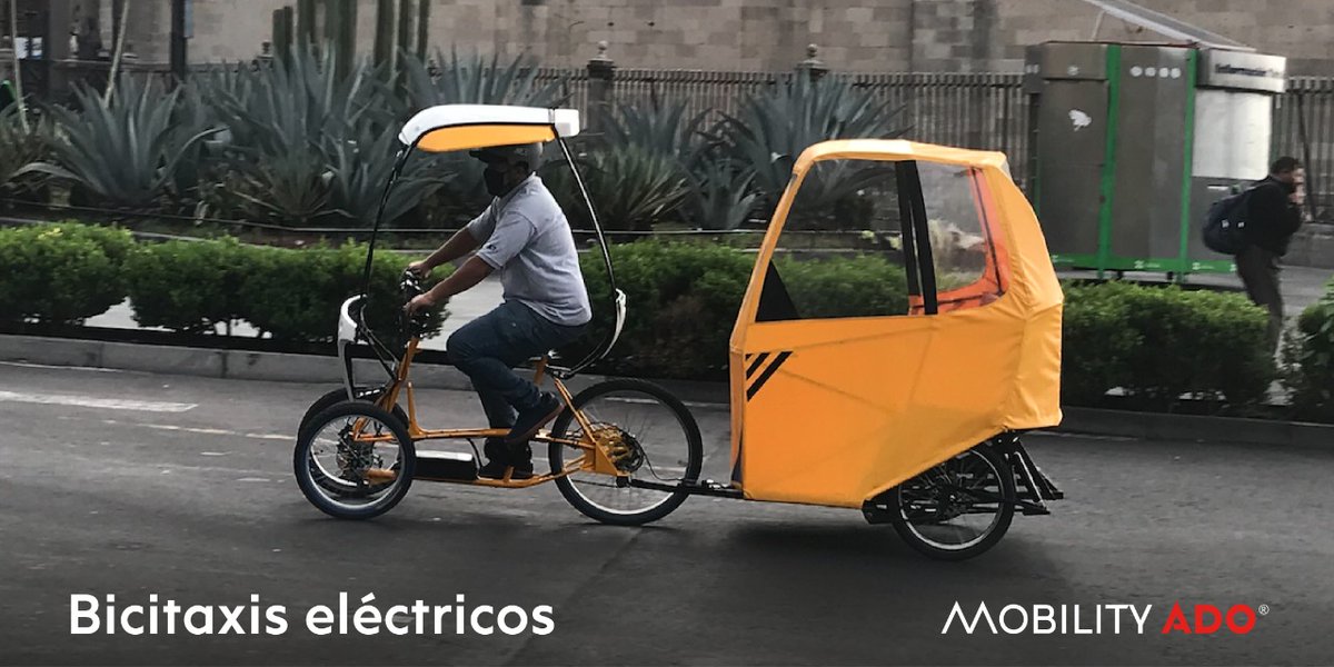 MOBILITYADO's tweet photo. Los bicitaxis eléctricos en la CDMX serán una realidad gracias al ingenio de Daniel y Carlos Mastretta en colaboración con @FordMX. Este proyecto fue el que ganó la iniciativa #CityOneChallenge, que busca impulsar nuevas soluciones de movilidad para megaciudades. https://t.co/jwnLLD7DR8