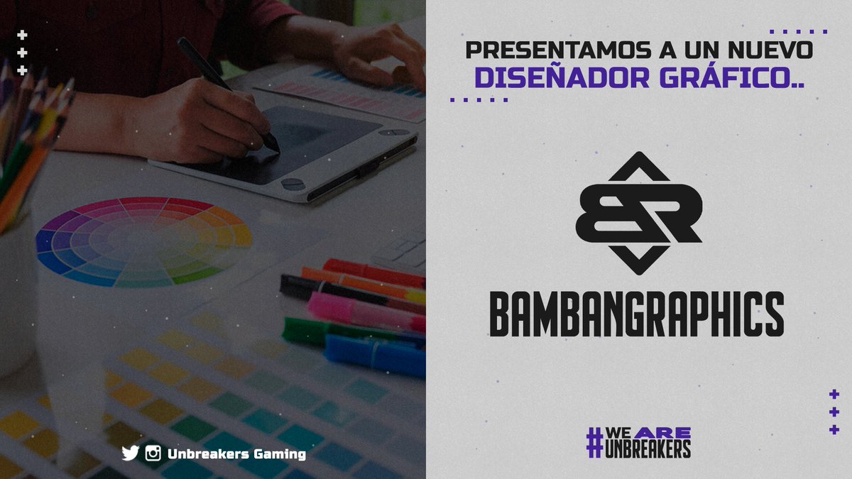 UnbreakersGG's tweet image. #Presentación | Hoy presentamos a un Nuevo miembro de la Familia, Llega para dar apoyo a nuestro Grupo de Diseñadores y darles una Mano más.

Él es @bambanGraphics ¡Bienvenido!
Esperamos te sientas muy cómodo en la Familia.

#WeAreUnbreakers⛓️