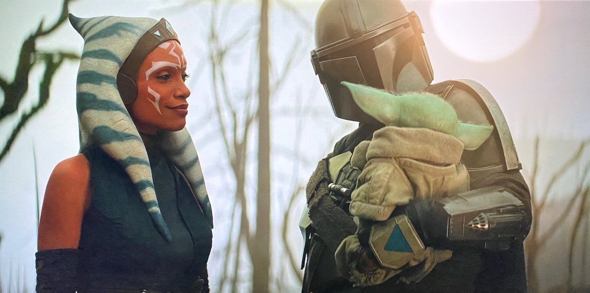 SebasMadriz's tweet photo. Din, Ashoka and Grogu are the family we deserved #TheMandalorian https://t.co/FRr9Cxeyxv