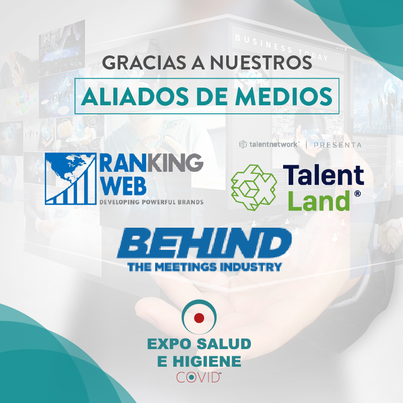 ExpoSalud2021's tweet photo. Agradecemos también a nuestros Aliados de Medios por difundir y comunicar acerca de nuestro evento, gracias por formar parte de nuestra Segunda Edición.

#ExpoSaludeHigiene #COV1D19 #NuevaNormalidad #SegundaEdición #CIECWTC #CDMX
@ciecwtcmexico https://t.co/7imnQBD6UG