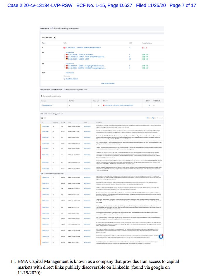 2/They CONFIRM  #ScoreCard use, The CCP- #China-HongKong-Huawei connection to the server as we & so many others have revealed as well, IRAN access via Netherlands, & Financial connections, How can  #Dominion &  #Scytl & Coomer be allowed to walk away from something like this?