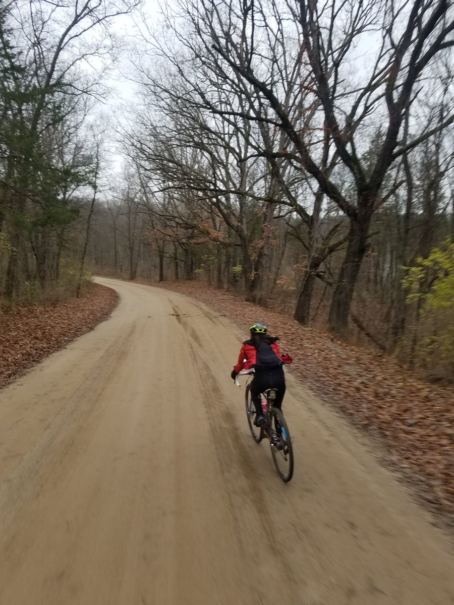 VincentMGee's tweet photo. Today @YukoGee & I rode to Hell and back. 62 fun but tough/tiring miles with a LOT of that being unpaved/gravel/dirt.
#Bicycles #Cycling #HellMichigan #HellMi #ToHellandback #Dirt #Gravel #Unpaved https://t.co/t8m9efsxnK