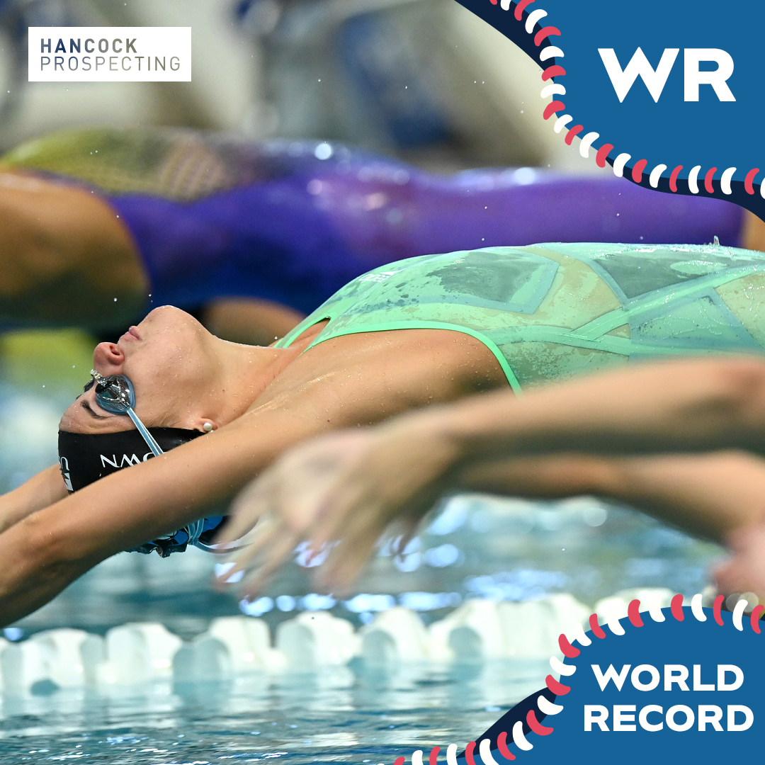 SwimmingAUS's tweet photo. 🌏 SC WORLD RECORD 🌏 

Kaylee McKeown clocked a blistering time of 1:58.94 to knock off Hungarian Katinka Hosszu’s 2014 world record (1:59.23) in the Women’s 200m backstroke 🔥  #VirtualShortCourse https://t.co/Xyj2Df13u4