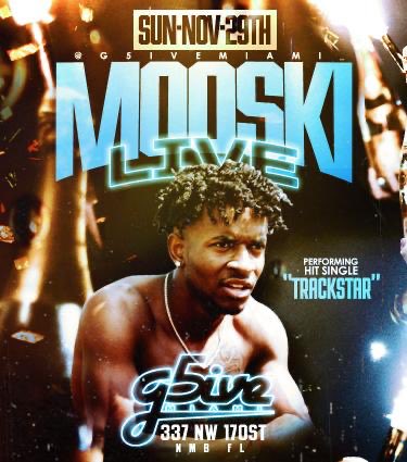 This Sunday MOOSKI Performing LIVE At G5 You Don’t Wanna Miss It For Table Reservations Dm Me Now ‼️‼️‼️‼️ ITS LITT🔥🔥🔥🔥￼