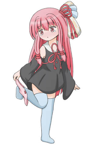 #いいニーハイの日 
公式衣装でニーハイ、しかもお互いの色を身に着けてるの良いよね! 