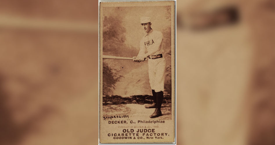 7. And catcher Harry Decker, a notorious con man who would go on to the become the star of the baseball team at San Quentin Prison.