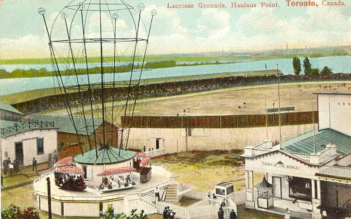 11. So it was at Hanlan’s Point that the Toronto Maple Leafs played most of their home games for the next 30 years, playing right beside the amusement park's Circle Swing ride: