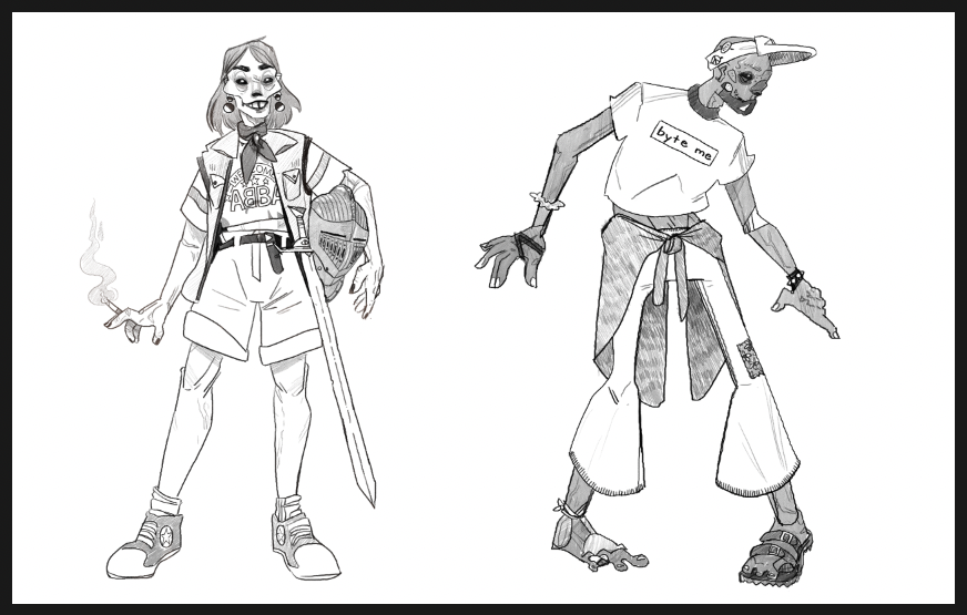 zonware's tweet photo. I've always thought undeath was a really cool backstory and am really excited to add them as a playable Origin in DH.

@meidri_ is just  -c r u s h i n g-  it with the designs too. https://t.co/lA2GNqJteK