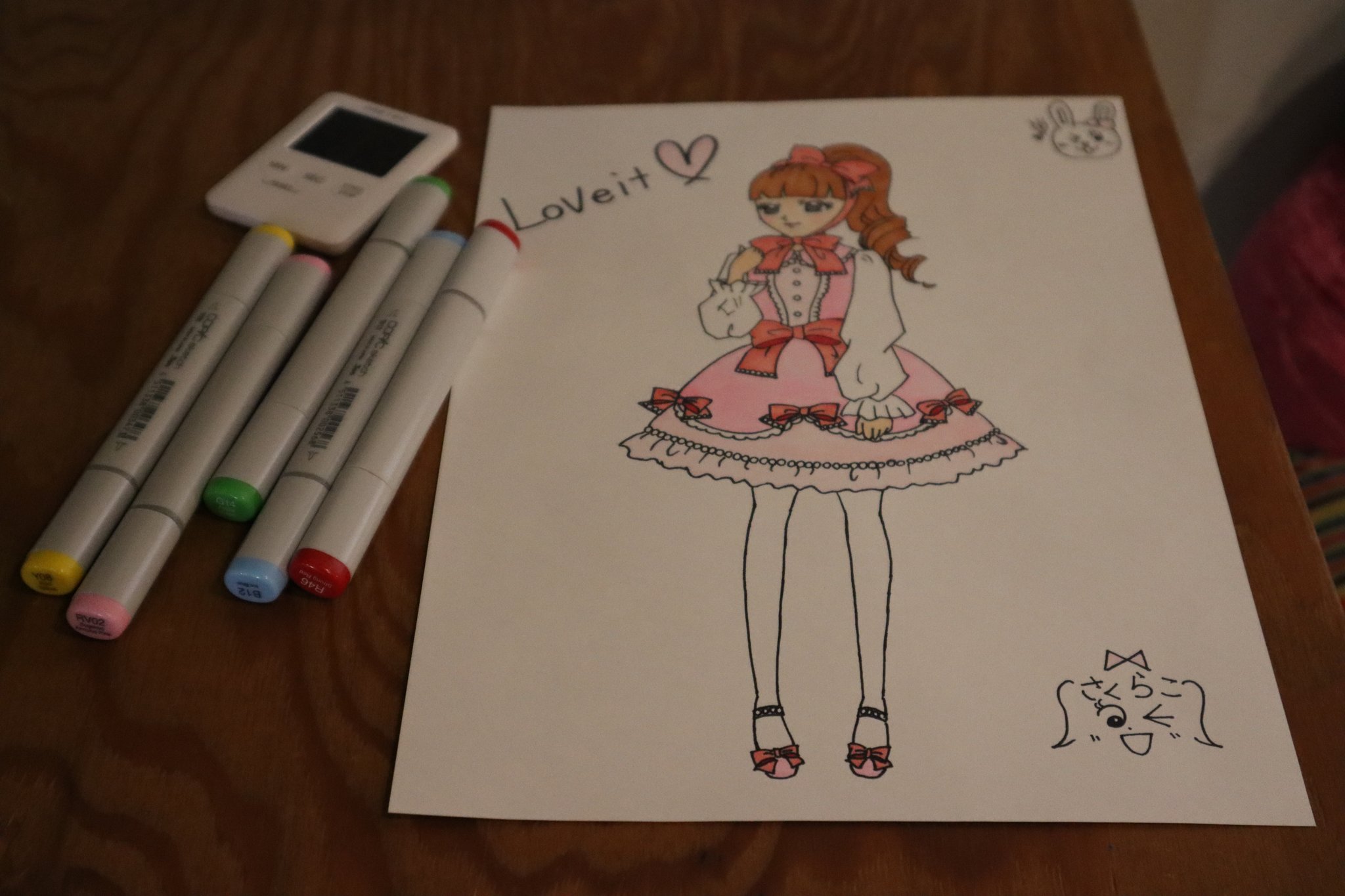 さくら砂時計 推しが描いたイラストめっちゃかわいいし上手じゃん 服部桜子ちゃん さくら砂時計 推しが描いたイラストめっちゃかわいいし上手じゃん 服部桜子ちゃん