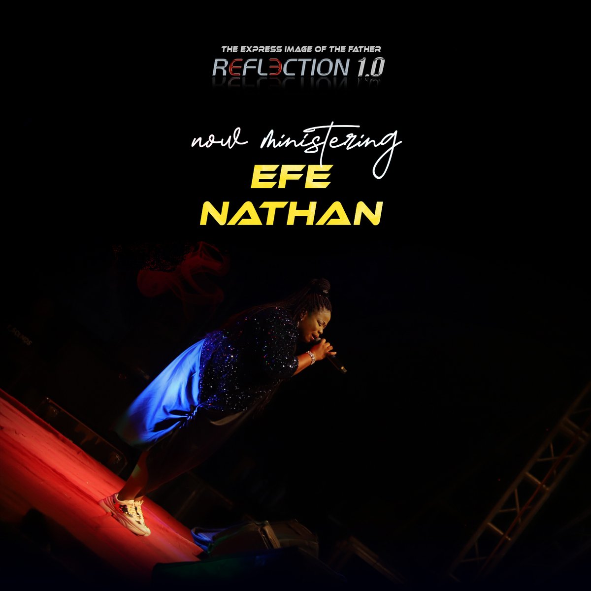 thereflectioni3's tweet photo. Join @efenathan and her wonder backup as they lead us in praises of His glory!

#Reflection1.0
#worshipconcert
#ETIOG 
#TheReflectionIbadan
#ReflectionConcertNow https://t.co/LH9XsWFucD