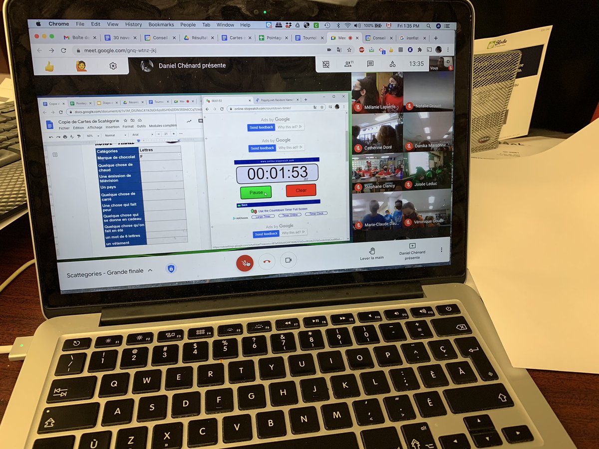 Merci à tous les participants de nos écoles nourricières à notre tournoi scattergories virtuel aujourd’hui <a href="/escgarneau/">ESC Garneau</a>! Félicitations à la classe de Mme Danika de <a href="/EEPLASOURCE/">EEP La Source</a> pour leur victoire! Je viendrai porter votre trophée la semaine prochaine #noussommesgarneau #cecce