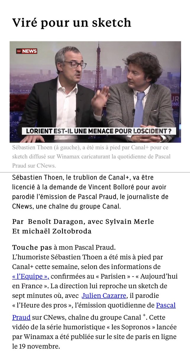 PublicsInfluent's tweet image. #Humour La fin de l’esprit #Canalplus 🥲 #VincentBolloré @CNEWS #parodie @vivendi @YannickBollore @maxsaada #medias Dommage de gâcher le bon buzz de l’excellente campagne #pub tu peux me redonner tes codes ! #TV @csaudiovisuel @TVMAG @PhilippeVandel @Cyrilhanouna @morandiniblog
