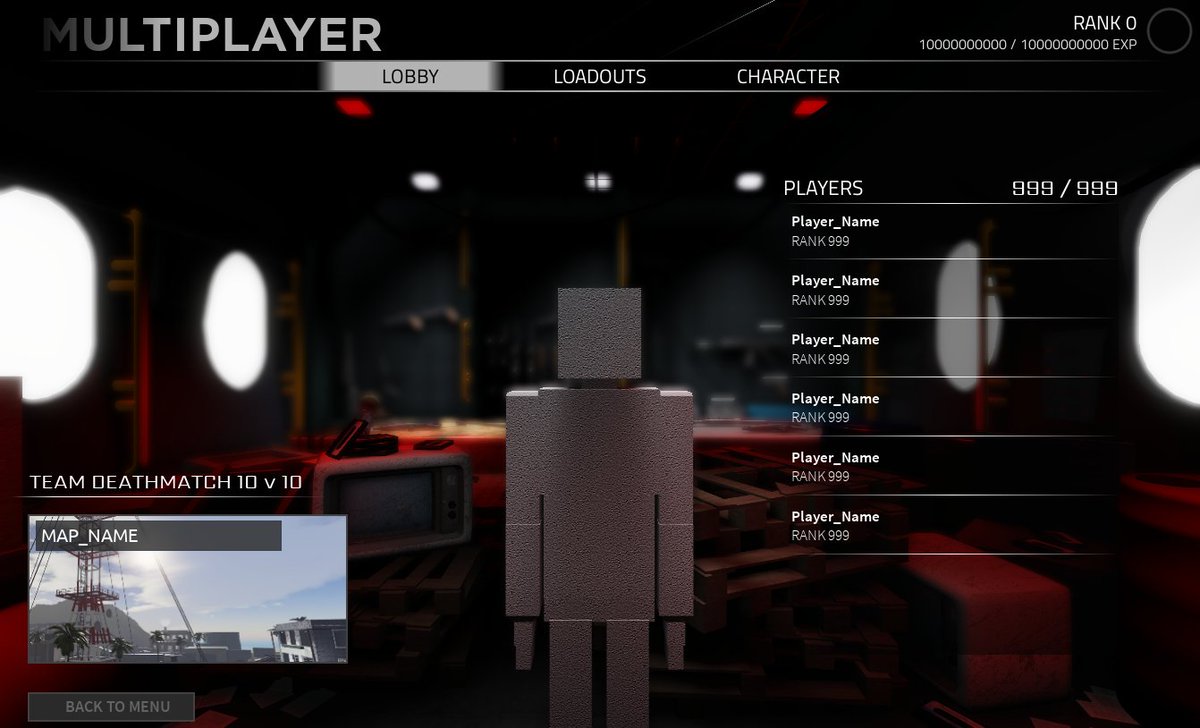 peeperushki's tweet photo. New Militant multiplayer menu
Armory was designed by @BeAsT_HeH
and two other people 
#RobloxDev #RBXDev https://t.co/Stumio9sKL