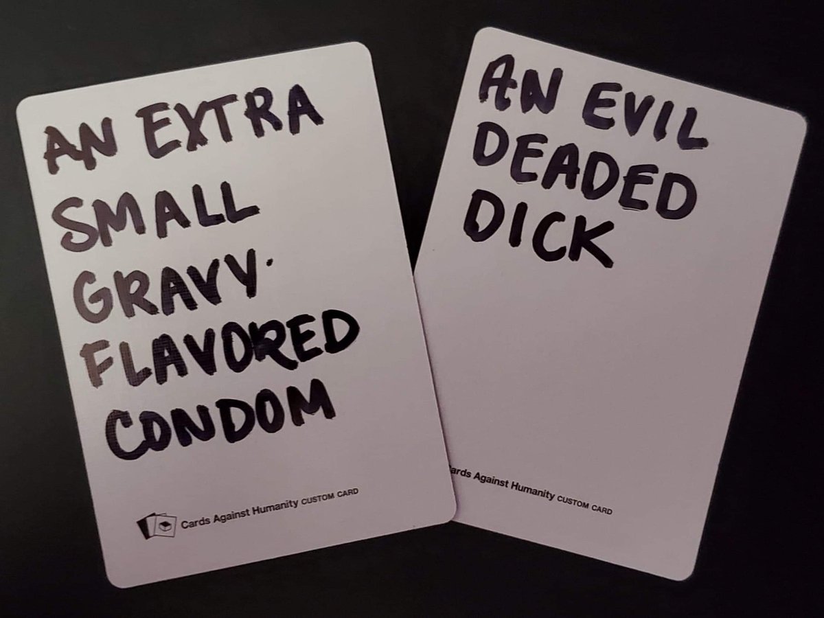 10th annual #thankskilling leftover feast with <a href="/april_michelle2/">April Michelle</a> 
Year 10 means new cards for our #CardsAgainstHumanity deck
<a href="/TheTurkie/">Turkie</a> 
#gobblegobblemf