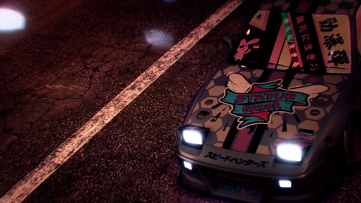 Sakurubiii's tweet photo. Skye Nexus's Nissan 180sx (Status Nextech 180), The wrap is made by me and it took awhile to imagine and make 😧 #NeedforSpeedHeat #nissan #nfs #statuserror #speedhunters #nfsheat #VirtualPhotography #PhotoMode #Japanese #Japan #JDM #Racing #design #cars https://t.co/MBVB3MuEeu