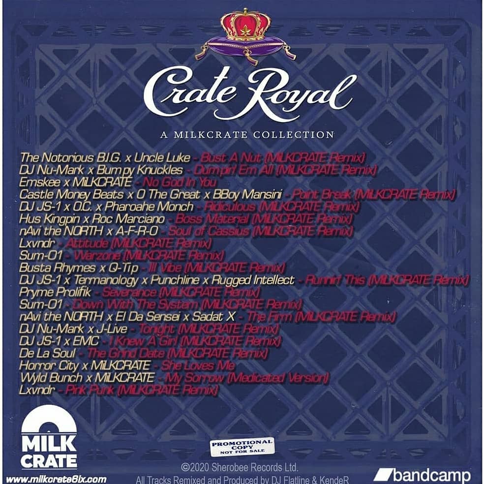 forestcityqueen's tweet photo. ***NEW @MILKCRATE6IX CRATE ROYAL 👑*** COLLECTION OF AMAZING REMIXES, PRODUCED BY THE UNSTOPPABLE DUO @1520Classic &amp; @thekenderman 💸💸💸
ABSOLUTELY HONOURED TO BE INCLUDED WITH THESE UNDERGROUND HIP-HOP ROYALES.
*
DOWNLOAD AT https://t.co/BRzYcDKMla . 👑👑👑
*
#LDNONT https://t.co/zzSnRqwTn5