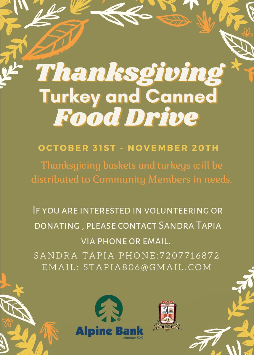 Over the past week, we were able to help over 55+ women who struggle to decompress from stress and life challenges. Thank you <a href="/AlpineBankColo/">Alpine Bank</a> for teaming up with us and donating 15+ turkeys to families in need and making the community a better place one family at a time.