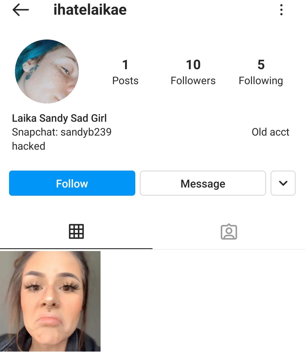 JacyTakesPics's tweet photo. @ihatelaika Is this you or a fake? I noticed your account go missing? :) https://t.co/eosBWq6GkA