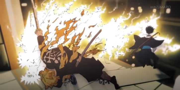 雷の呼吸 漆ノ型「火雷神」(ほのいかづちのかみ)