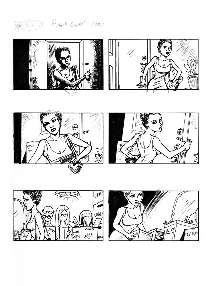 ...a cautious welcome home for Patricia 'Penny' Hedgewood. Tune in December 9th at 6PM MST for the Facebook Live table read for the  limited episodic crime/drama series 'A Penny for your thoughts'.  #storytelling #storytime #storyboard #MakeABrightWish2020 #futureofwork