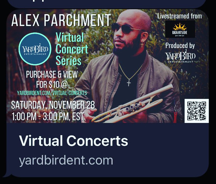 AdinkraHouse (@adinkrahouse) on Twitter photo Join <a href="/mrparchment/">Alex Parchment</a> Saturday, November 28th at 1PM for a live virtual concert! Grab your ticket for $10 with the link below. It’ll be available for 48 hours after the initial recording. Thank you for supporting this talented <a href="/AdinkraHouse/">AdinkraHouse</a> alum! yardbirdent.com/virtual-concer… Join <a href="/mrparchment/">Alex Parchment</a> Saturday, November 28th at 1PM for a live virtual concert! Grab your ticket for $10 with the link below. It’ll be available for 48 hours after the initial recording. Thank you for supporting this talented <a href="/AdinkraHouse/">AdinkraHouse</a> alum! yardbirdent.com/virtual-concer…