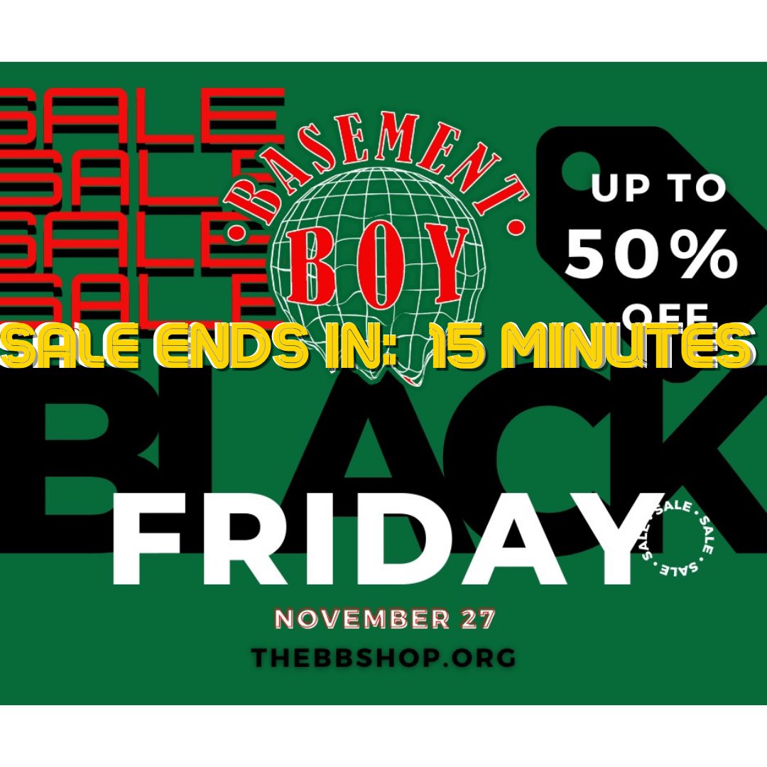 15 MINUTES LEFT 
thebbshop.org