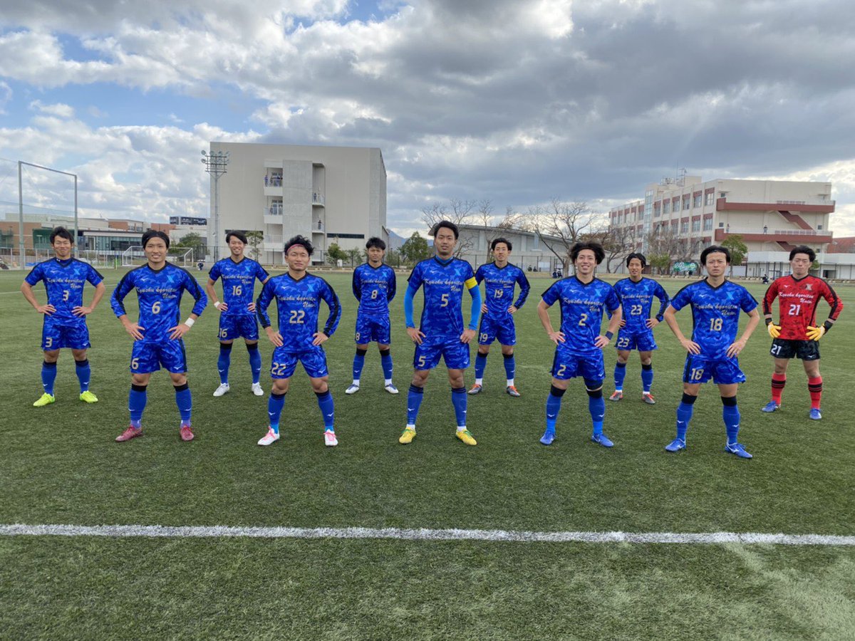 九州共立大学サッカー部 Top試合結果 11 28 土 11時キックオフ 九州大学サッカーリーグ第10節 久留米大学 九州共立大学サッカー場 結果 3 1 得点者 福田凌 山本 2 アシスト 吉弘 藤野 応援ありがとうございました 次節 12 5 土 11時キックオフ