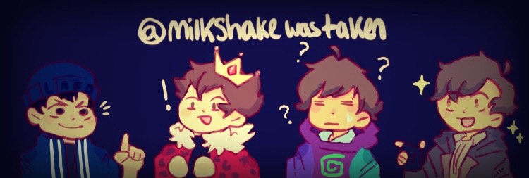MilkshakeWas's tweet image. new twt banner who dis? (ft @Quackity, @The_Eret, @KarlJacobs_ , and @WilburSoot) #fanart #mcytfanart #mcyt #art #artistsontwitter