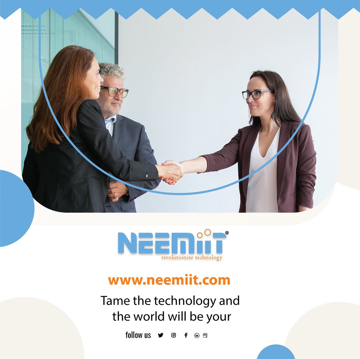 Neemiit's tweet image. We live technology every day, and we excel in providing ideal solution to myriad technical issues.
Business enquiries: +91 8886678273
Email: info@neemiit.com
Official website: neemiit.com
#idealsolutions #developer #developertasks #myriad #technicalissues
