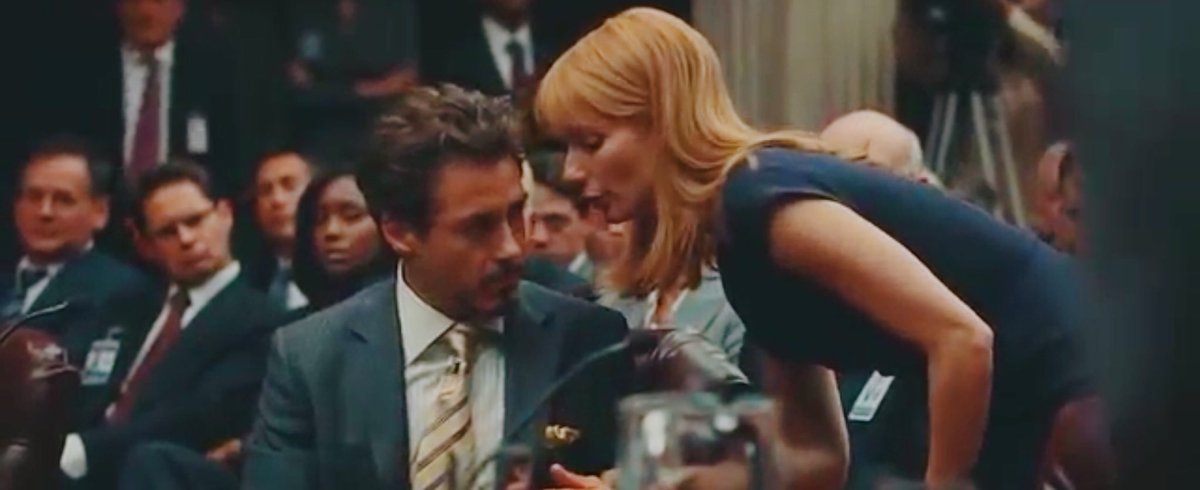 *while justin hammer talks*“agent coulson’s here. i’ll get his take on this.”*tony grabs pepper’s hand*“ben’s chili bowl. hotdogs for the ride home.”“chili on the dog or on the side?”“it doesn’t matter. get everything. tons of stuff.”“ok.”*tony checks out pepper’s ass*