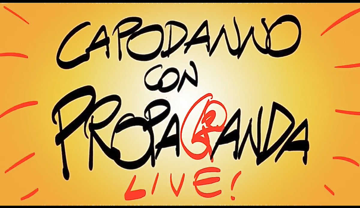 SalernoSal's tweet photo. Capodanno assieme @La7tv #propagandalive https://t.co/iH2vAjuWQq