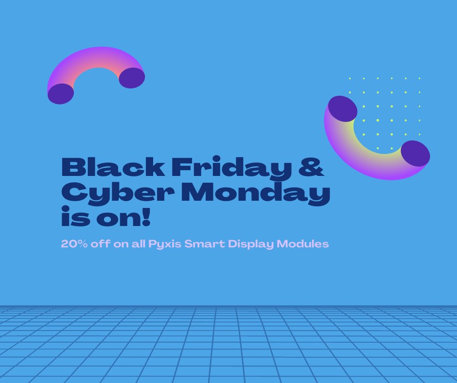 Check out our new smart displays inventory and enjoy the biggest discount of the year!
renetec.io/collections/all

#BlackFriday #CyberMonday #embedded #display #touchscreen #electronicsproject #electronics