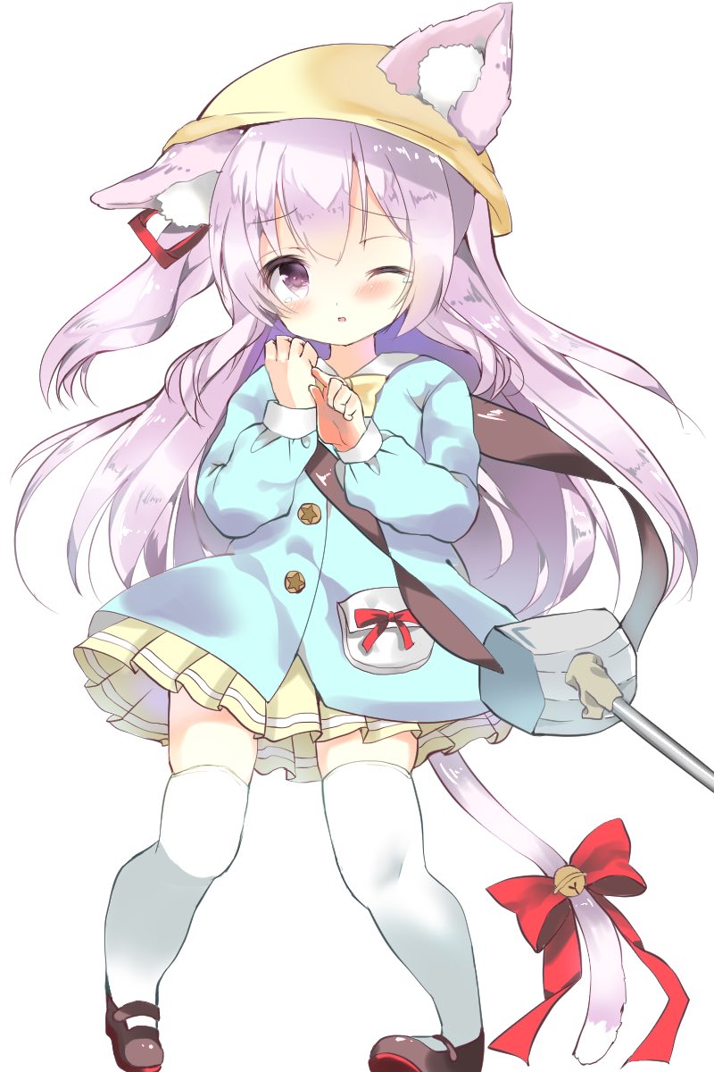 「#いいニーハイの日
黒もいいけど白もいい(',,•ω•,,) 」|うさみゆる🐰のイラスト