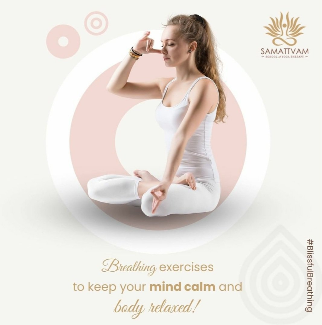 yogaatsamattvam's tweet photo. Abdominal Breathing Technique to calm the mind. Place one hand on chest; - Place the other hand on your belly; - Takea deep breath through the nose; - Hold until you feel a stretch in your lungs; - Slowly exhale.
#Samattvam #StaFit #YogaOnline #Yoga #Excercise #Health https://t.co/8PSJ3ZWxbI