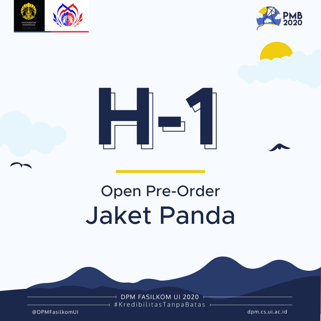 pmbfasilkomui's tweet photo. [H-1 PO JAPAN]
Selamat Sore Fasilkom🔵🔴

Kedinginan di kelas? japan-in aja‼️

Jika kalian ini membeli japan, yuk langsung aja klik link di bawah ini ⬇️⬇️
https://t.co/7YDrDv5pKm
https://t.co/7YDrDv5pKm https://t.co/nYjS608W2Q
