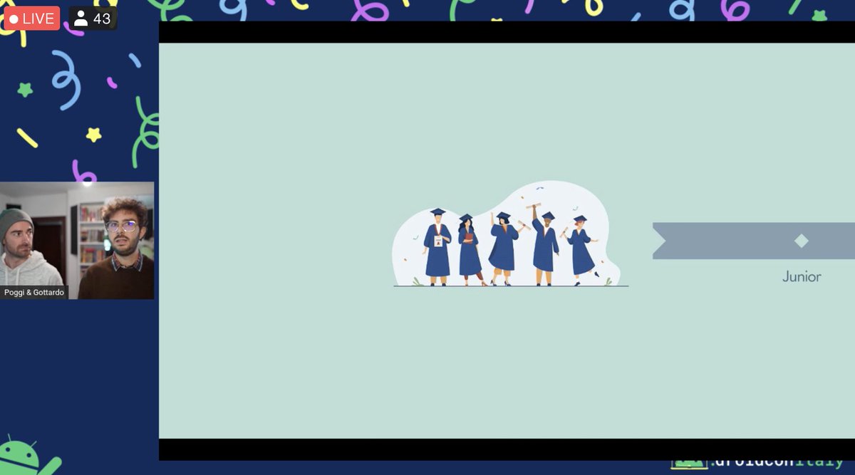 mosquitoman81's tweet image. At some point in every programmer’s life, comes a time when you wonder:&quot;Ok, what now?&quot;. On stage @rotxed &amp;amp; @seebrock3r with &quot;What next?&quot; #droidconit @Droidconit #28novembre #androidconnected