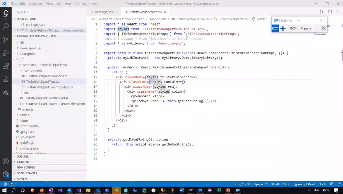 AtholyMardies's tweet photo. at track 1, @jayakumrB currently explains to create your custom #webparts in #sharepoint online using #spfx
#microsoft365devbootcamp #office365ughh https://t.co/Qml8mJ9t7C