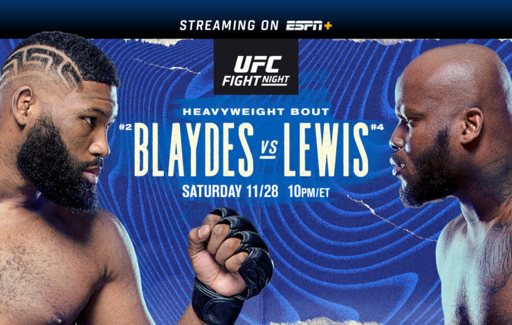 #UFCVegas15: Blaydes vs Lewis || Sat. November 28th || LIVE on #ESPN2 and #ESPNPlus Here - https://t.co/7NMHeCv5Gq
-
#indieGameTrends #indiegames #VR #HTCVive #ocul, #Blaydes, #Lewis, #UFC https://t.co/Jqe72tf3wb