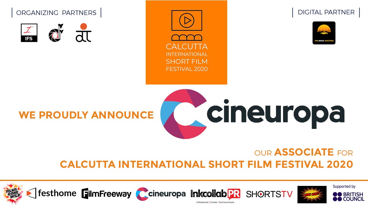 CISHORTFF's tweet photo. We are extremely glad and proud to announce that we have @Cineuropa with us as our Official Associate Partner, on our journey to make CISFF 2020 a grand success.
Keep an eye here, for more. 

#associatepartner #filmfestival #shortfilm #shortfilmfestival #cisff2020 #Cineuropa https://t.co/hAnBlL6KGm