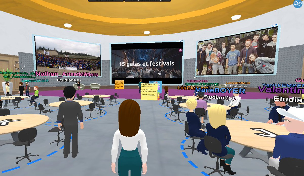 Les représentants des associations étudiantes sont présents toute la journée dans la salle « Vie étudiante » pour répondre aux questions des visiteurs ! L’occasion de tout savoir sur la vie étudiante très riche d’Arts et Métiers.  #JPO <a href="/UEAM/">Union des Élèves - Arts et Métiers</a> <a href="/UNAM_AM/">UNAAM - Union Nationale des Apprentis A&M</a>