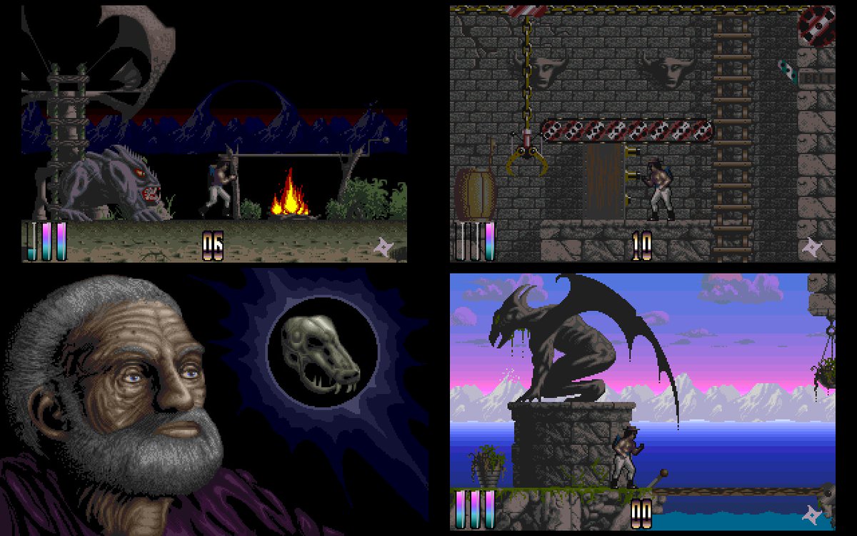 RetroGameGeeks's tweet photo. SHADOW OF THE BEAST III: In 1992 Aarbron set out to defeat the evil Maletoth once and for all. Developed by Reflections and published by Psygnosis for the Amiga this was the final game in a series known for graphical excellence &amp; incredible music #retrogaming #Amiga #90s #gaming https://t.co/jlDoroviuh