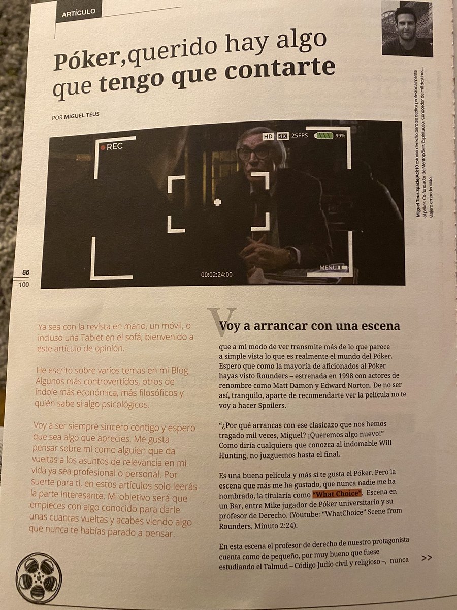 spadejack10's tweet photo. ✍🏻 Os dejo un artículo que escribí para la revista @Club_revista con @Amadi_17 de portada.

Lo he vuelto a leer hace poco y la verdad que me gusta mucho como ha envejecido.

“What Choice”

Podéis ver antes la escena que comento aquí https://t.co/qYC3UHwiuC https://t.co/S4c6IjeLlq