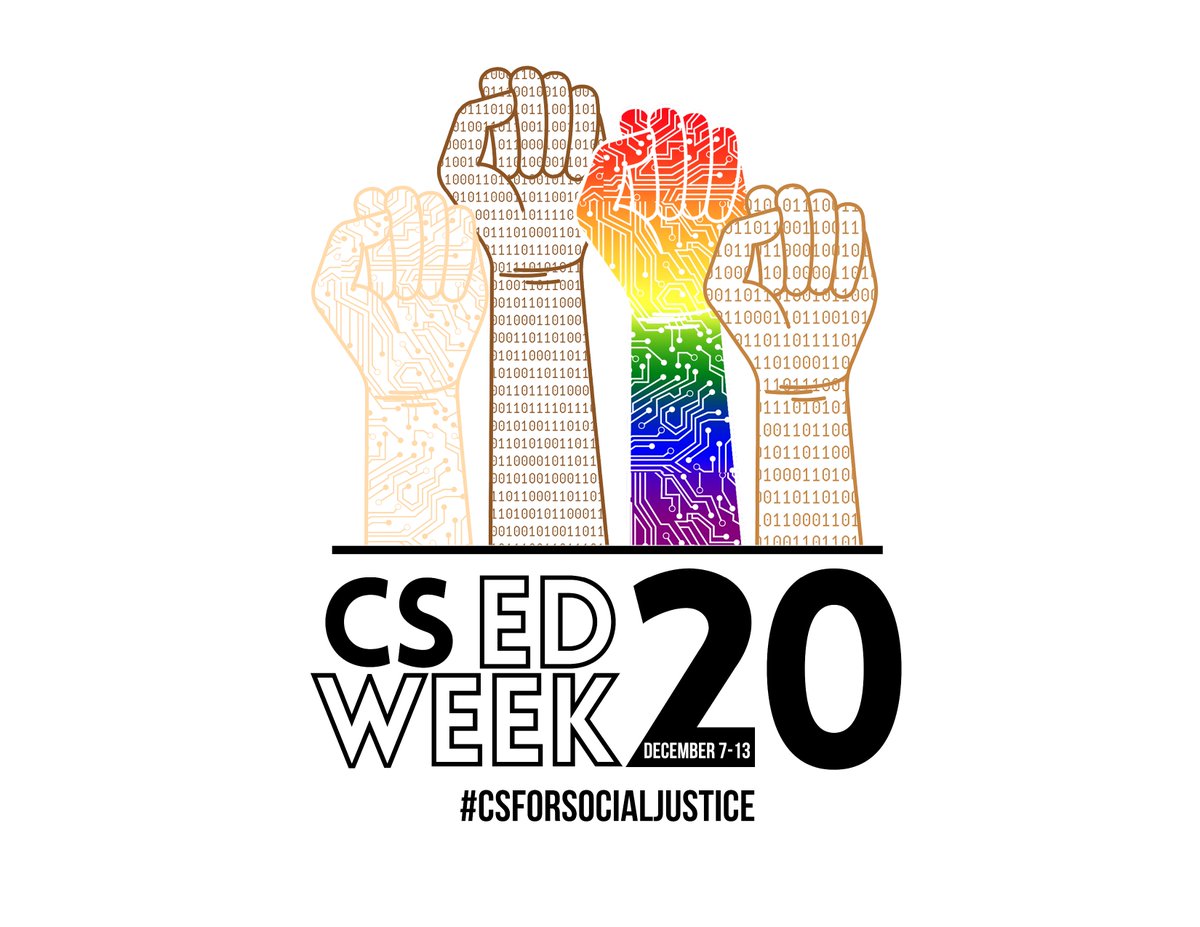 We're so excited! The #CSforSocialJustice t-shirts are now available in youth sizes! Order yours today: ow.ly/q3Mu50Cv3LA #CSEdWeek #CSforAll
